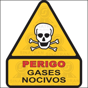  Perigo - Gases nocivos